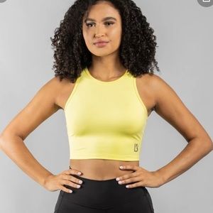 Aurora crop workout top